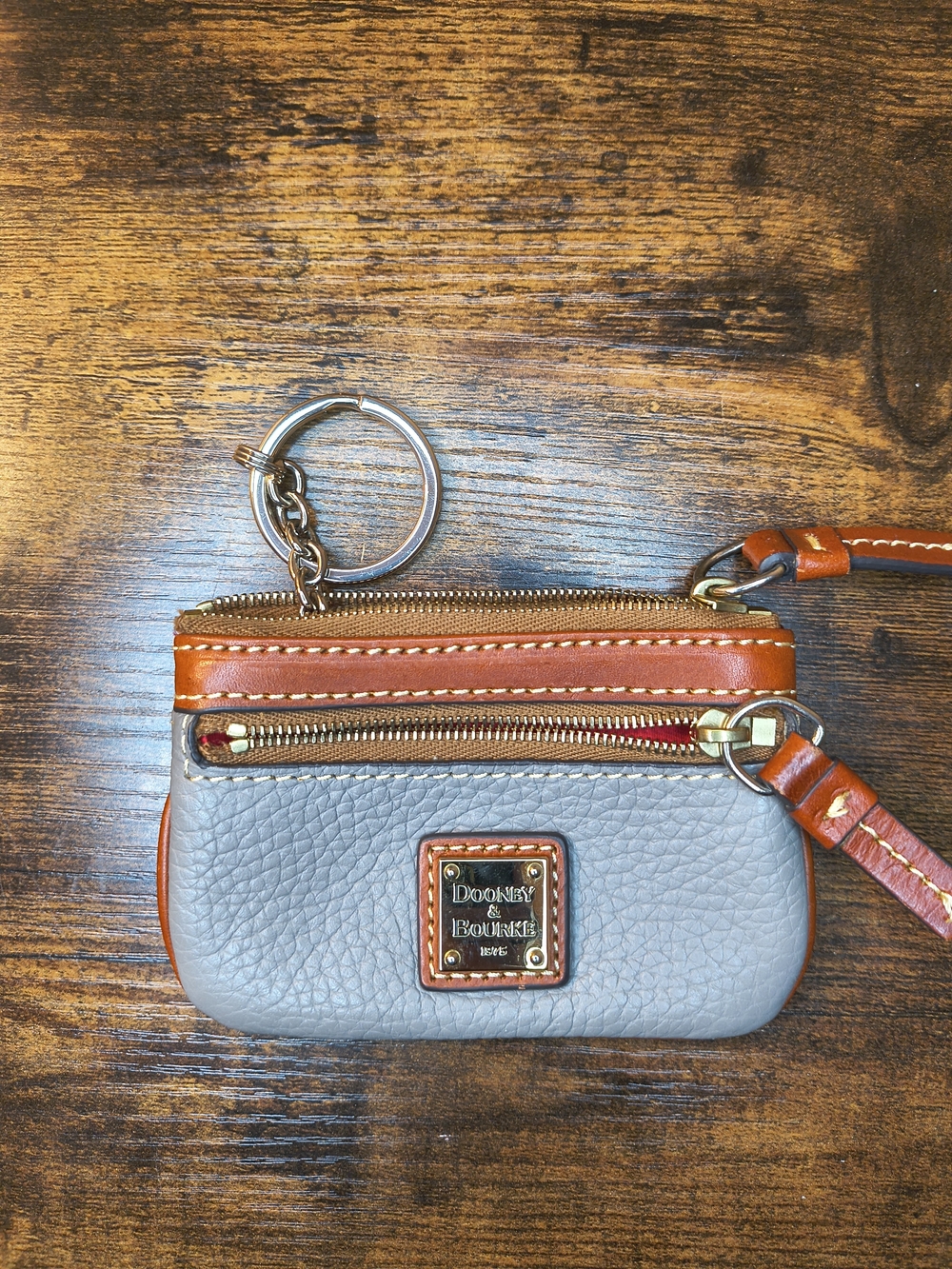 Dooney & Bourke Pebble Grain Leather Small Coin Case